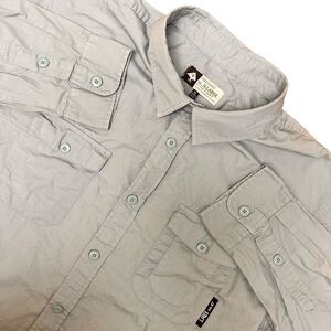 LRG‎ Lifted Research Group Men's XL Blue Long Sleeve Button-Up Shirt